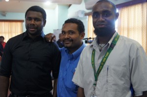 Media friends during the health consultative workshop in Lae